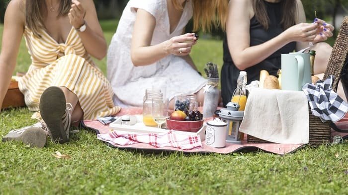 Amigas en picnic