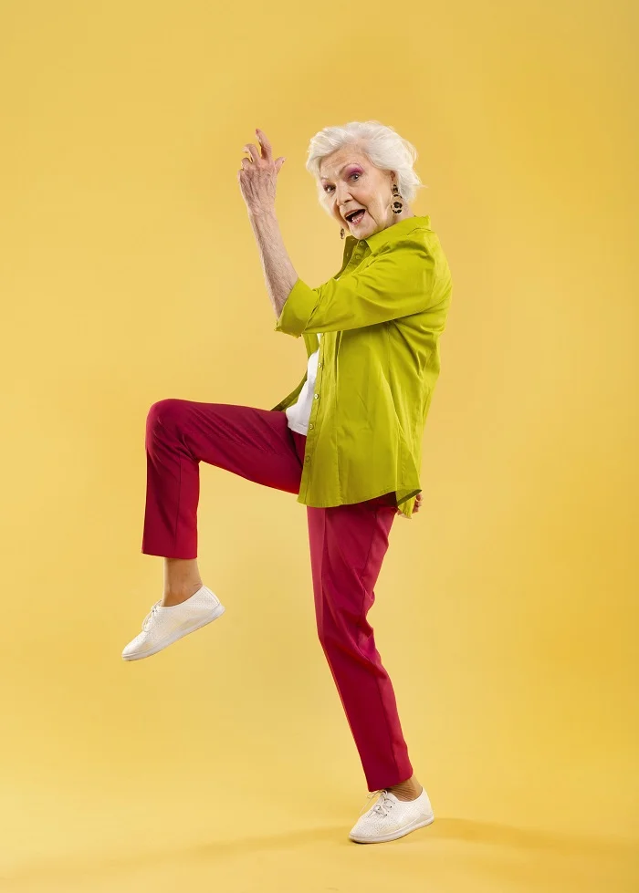 abuelita feliz