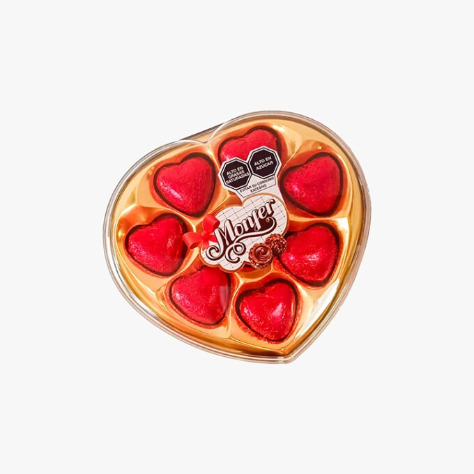 Chocolate monfer corazón x 8 bombones